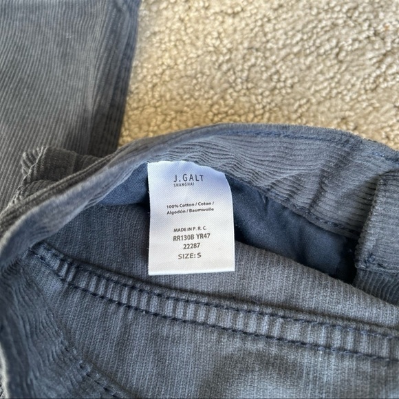 PacSun John Galt Corduroy Straight Leg Pants Button Fly Navy Cotton Small NWT - Picture 10 of 12